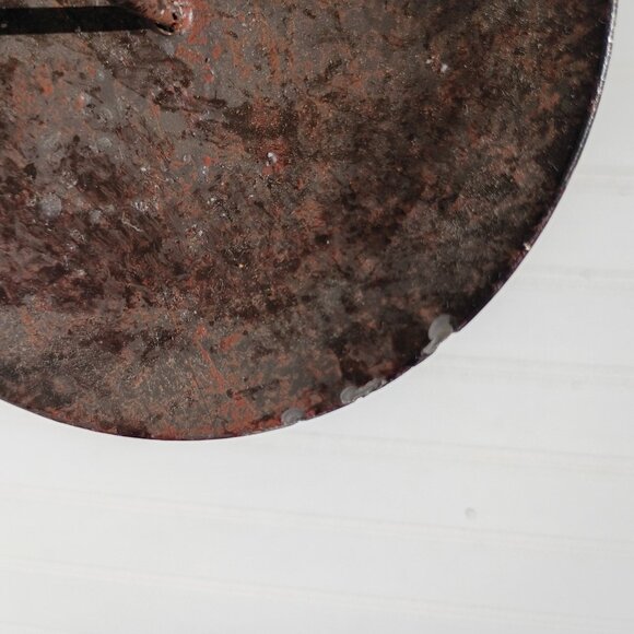 Pair of Wrought Iron Candle Holders Bronze Scroll French Country Candlesticks - Picture 11 of 16